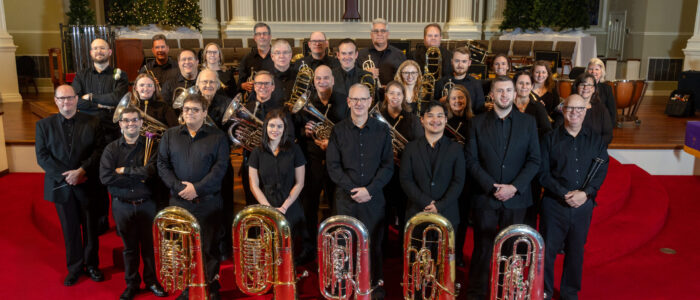Group photo of the brass band