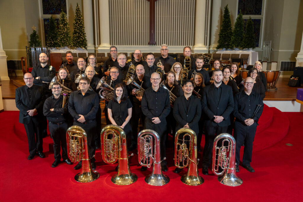 Group photo of the brass band